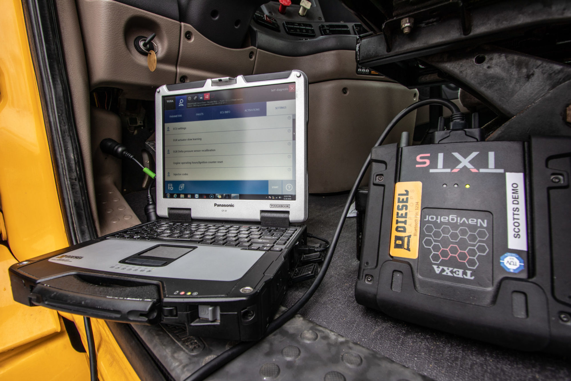 Auto store electrical diagnostics